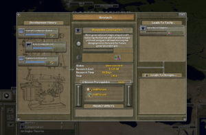 Here is where you start, something like early aircraft engines. Where you end is far in the future, fighting with technology like Mechs that dont even exist yet.