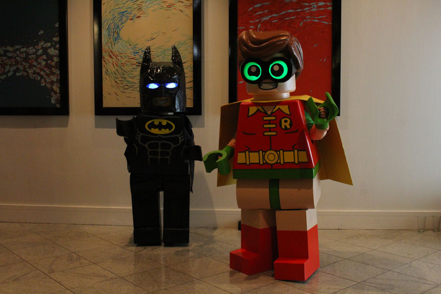 Lego Batman and Robin--easily my personal favorite cosplay of the year!