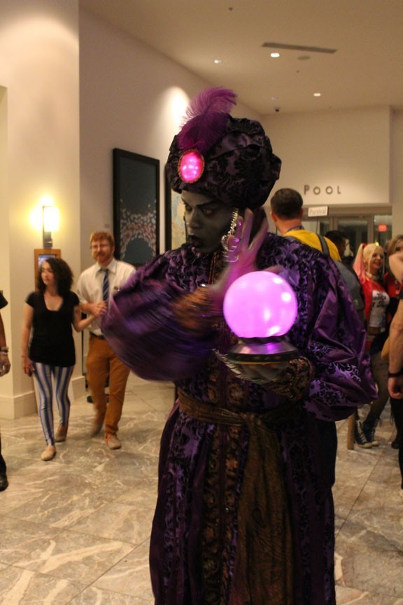 Make a wish with this Genie, who did some did some amazing makeup work for this costume.
