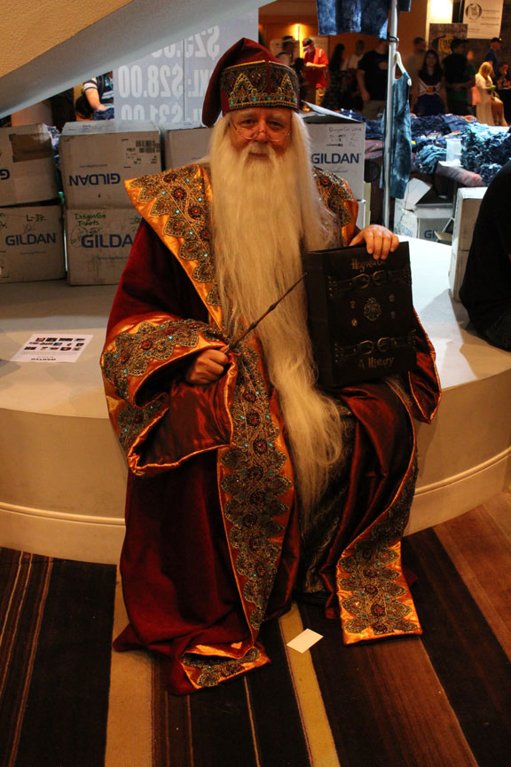 Dumbledore, getting some rest away from the main floor.