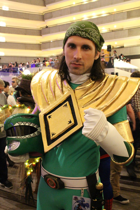 Dont tell the Green Power Ranger that Rita is just over there!