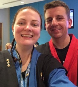 Marie and Robert Brownhill making a Star Wars and Star Trek relationship, and costumes, work.