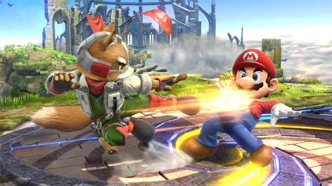 Okay, one battle. Winner becomes the official mascot for Nintendo for the next year. You in?