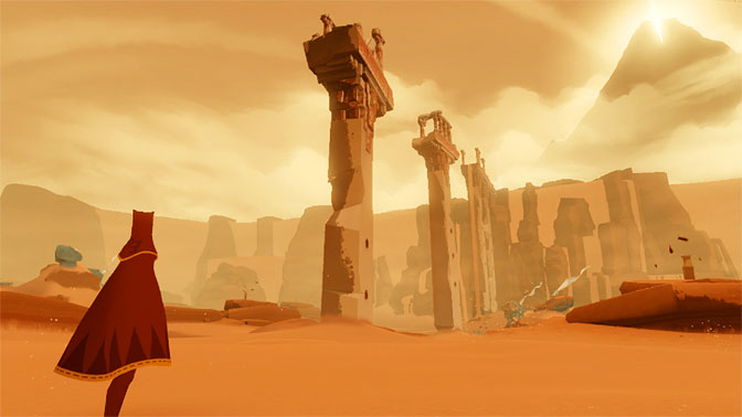Journey, one of the best indie titles, and well, it does kind of look like a Punk concert from the 70s.