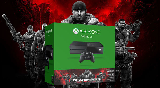 The ultimate Gears of War Xbox One bundle, sure to get any Gear-head's motor running.