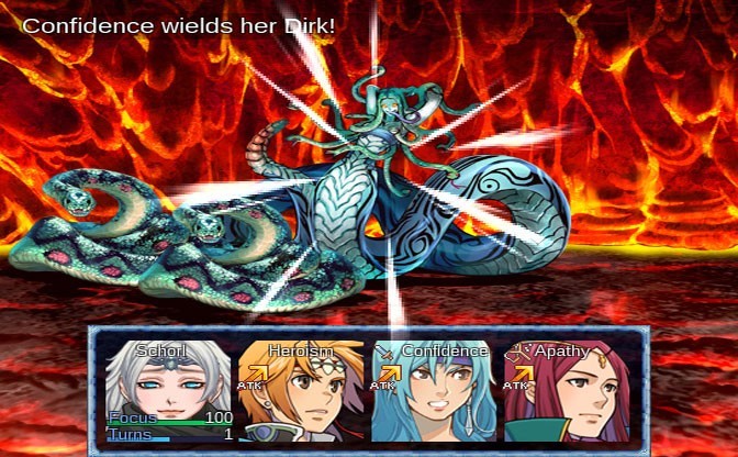 It's pretty cool that most of the battles are actually kind of like puzzles.