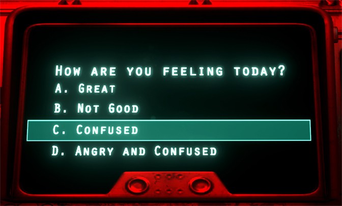 Come on, answer this one truthfully. We all know it's gonna be D.