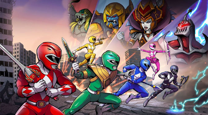 Nostalgic Fighting with Power Rangers Mega Battle
