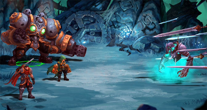 Bodacious Battling in Battle Chasers: Nightwar on Switch