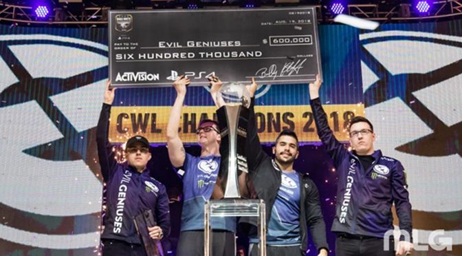 Evil Geniuses Win Call of Duty World League Championship