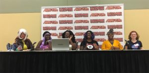 The impressive MeToo panel at Baltimore Comic Con.