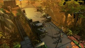 Jagged Alliance: Rage! bridge battlefield.