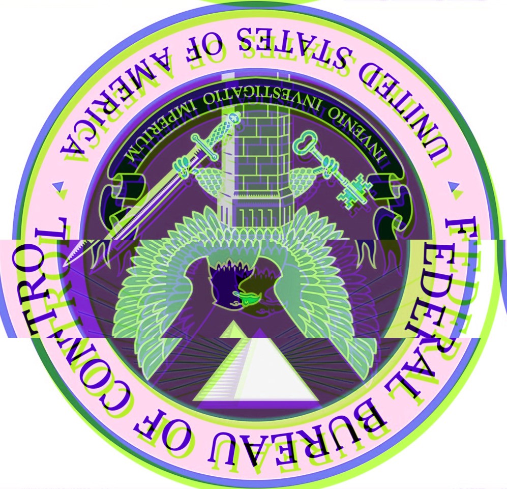 datamoshed variant of FBC logo.