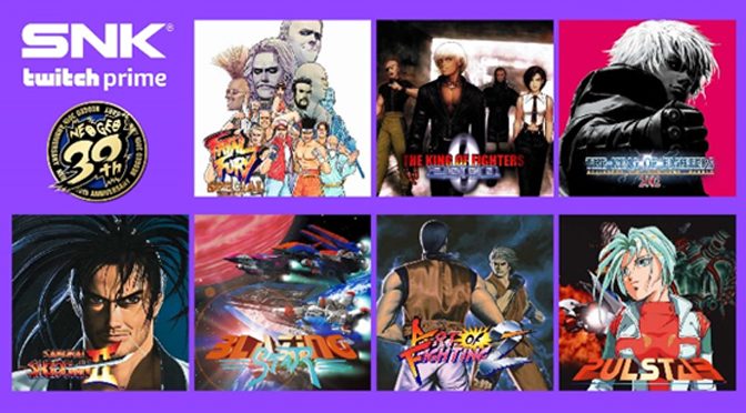 Twitch Prime Offers Legendary SNK Games for Free