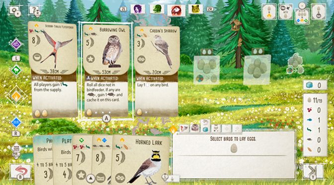Wingspan Card Game Flying to Switch