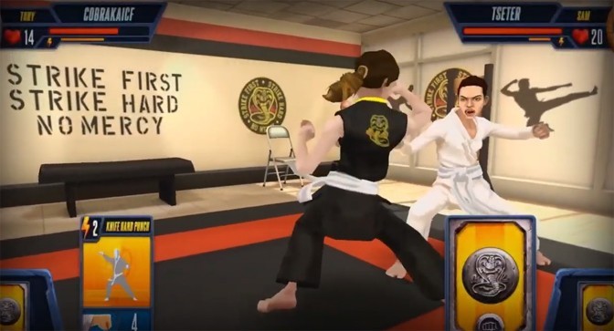 Cobra Kai-Pré-registro do jogo Card Fighter disponível agora - GeekFolk