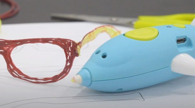 Cute 3D Pen Brings Art and Design to Everyone