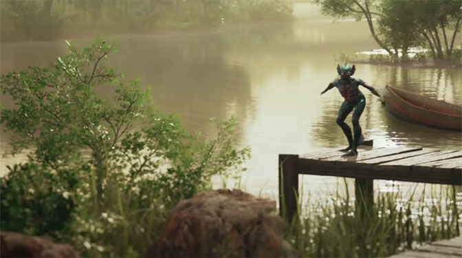 Monsters stalk a player's real neighborhood thanks to the augmented reality of The Witcher Monster Slayer mobile game.