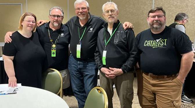 The amazing staff of TravellerCon.