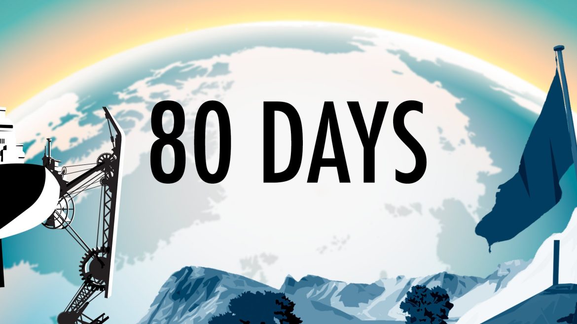 80 days press banner