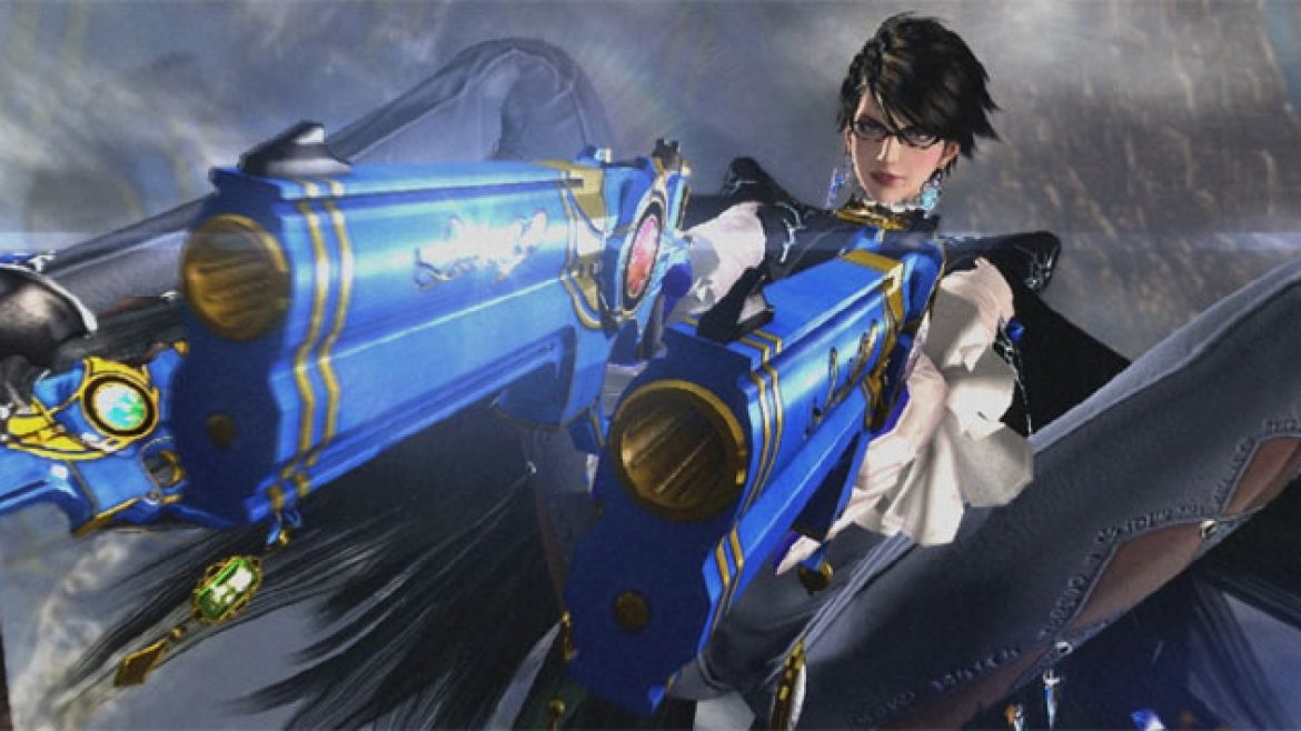With two guns plus shoe guns, Bayonetta is dressed for any occasion.