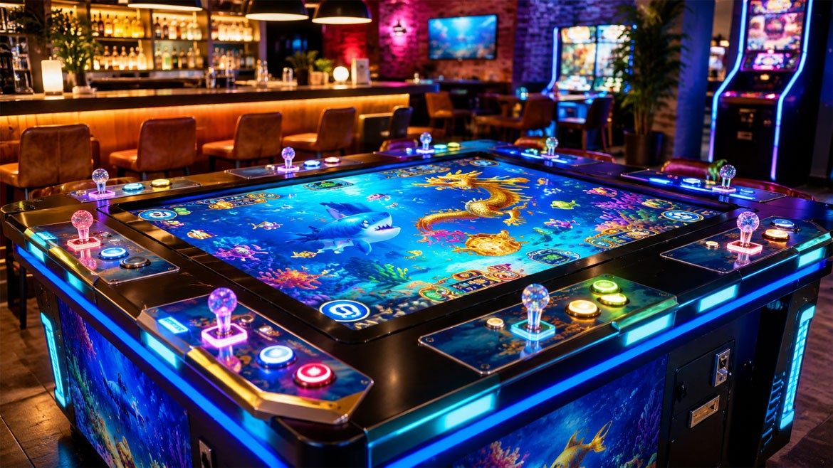 Fish Table AdArt Hmade Okay