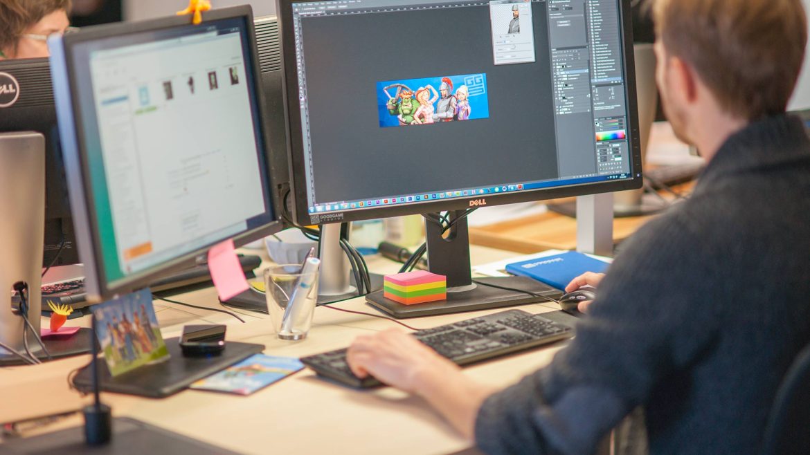 It's a cool place to work, but a passion for gaming is at the heart of everything Goodgame develops.