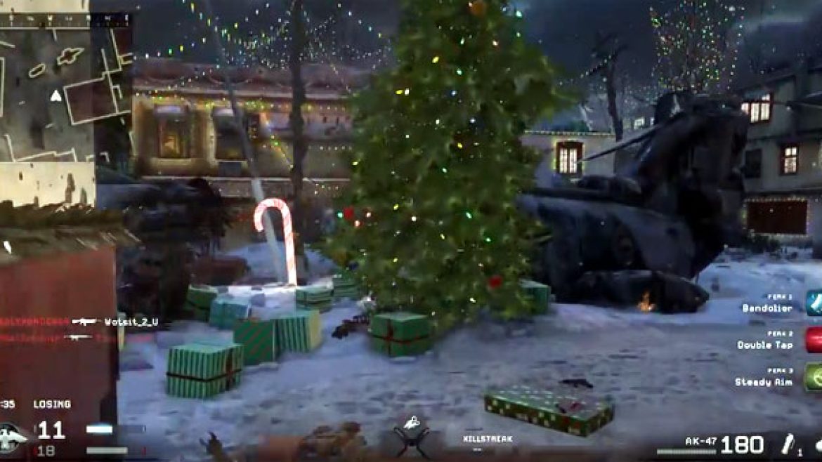Even Call of Duty is getting into the holiday season, or killing, or something.
