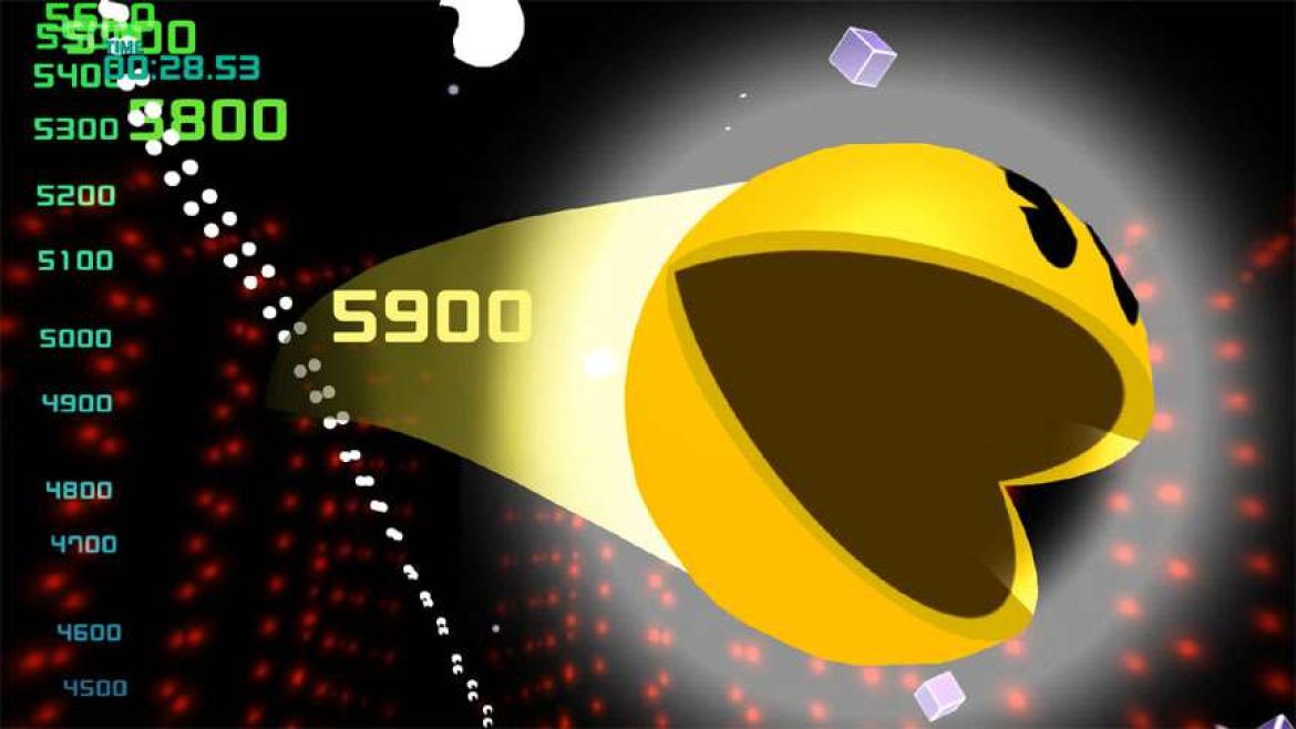 Pac-Man looks so real, it's like he's jumping off the screen!