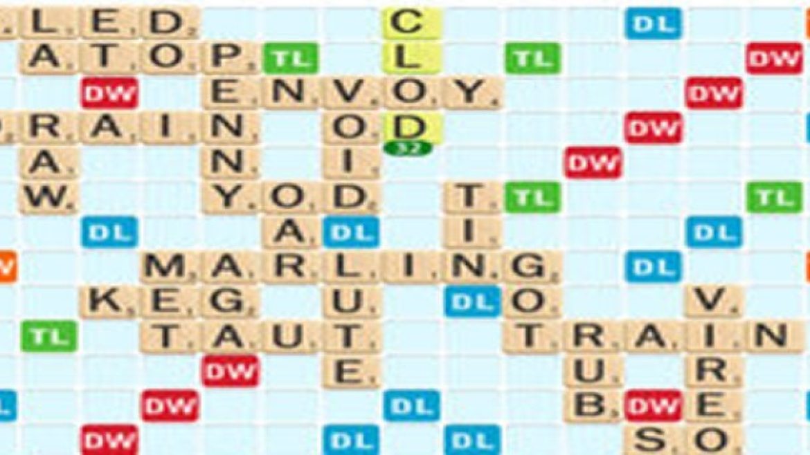 The Scrabble Board from the iOS app.