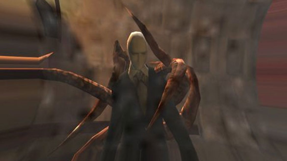 Slender Man, tall and scary