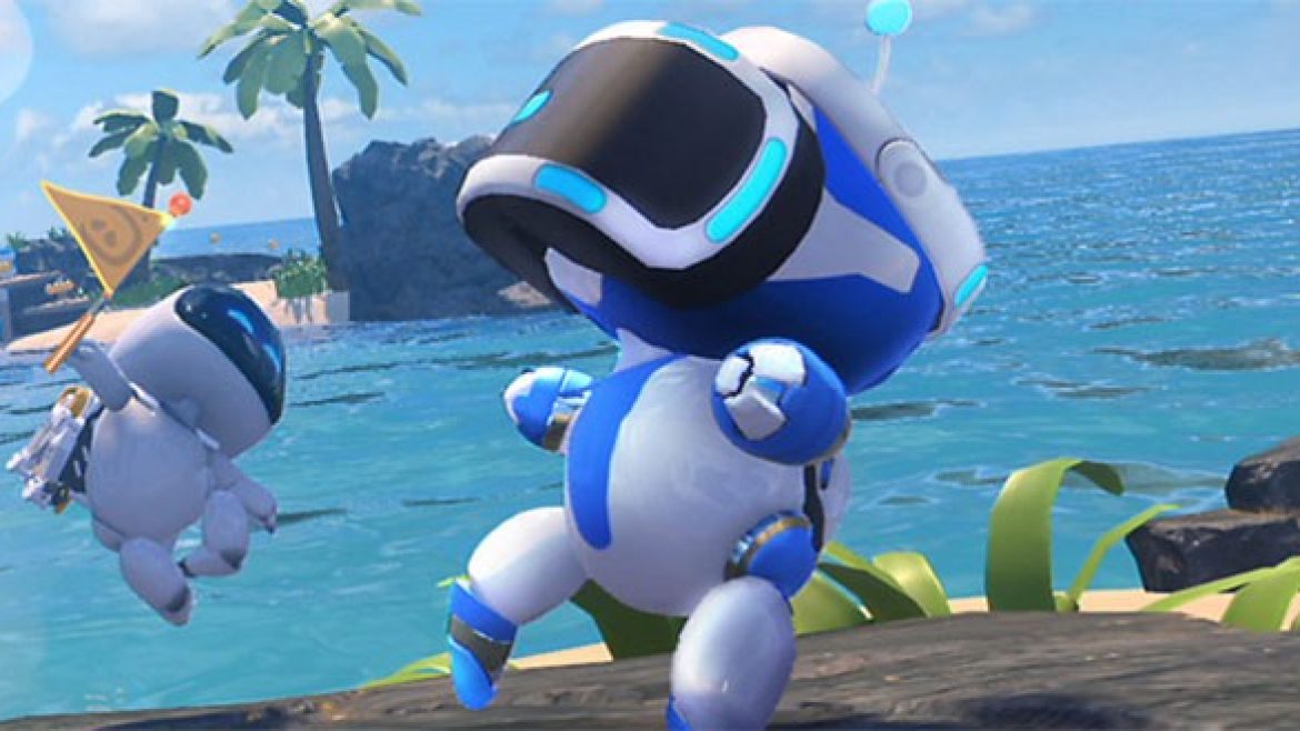 Characters inside a Sony virtual reality also wear Sony VR headsets.