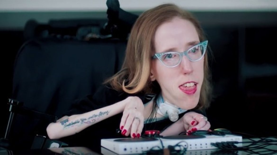 Videogame player Erin enjoys playing shooter games with the new Xbox One Adaptive Controller.