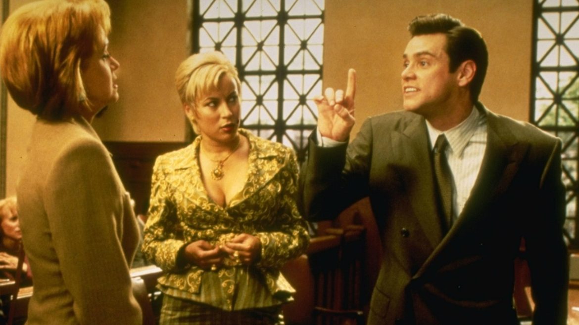 Liar Liar (1997)
Directed by Tom Shadyac
Shown: Eric Pierpoint, Swoosie Kurtz, Jennifer Tilly, Jim Carrey